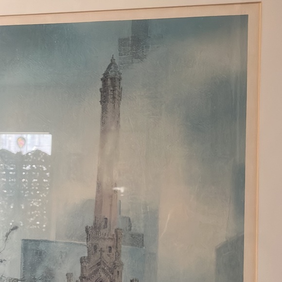 💙Vintage Signed Tom Lynch “The Magnificent Mile” Fine Art Lithograph Print💙 - Picture 12 of 12